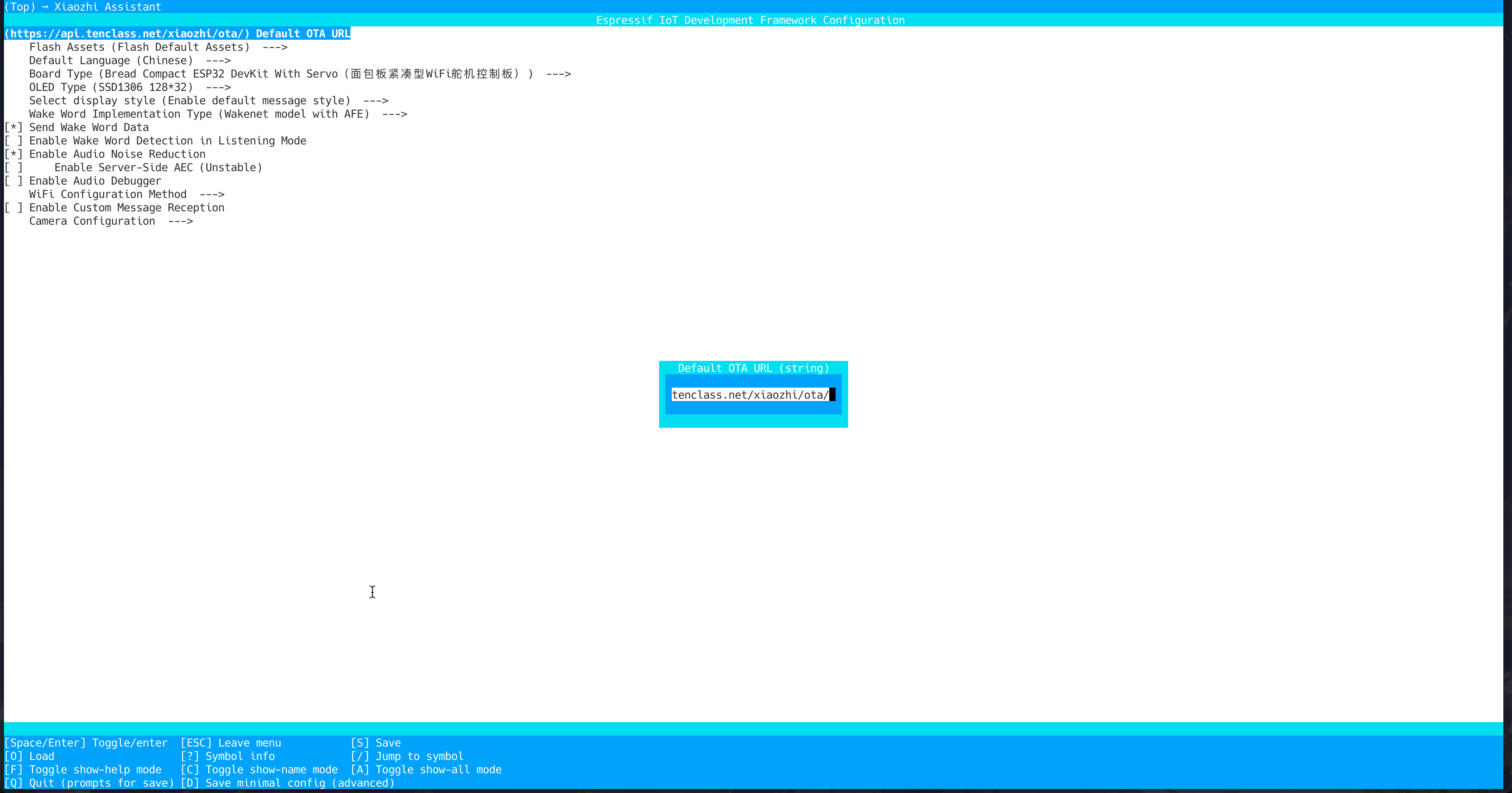 修改 OTA Config URL